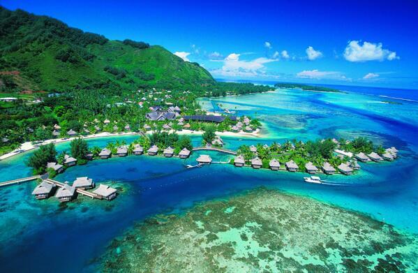 _Paisajes_'s tweet photo. Increible la mezcla de colores del agua!! #Taihti http://t.co/SuTuI4gTBM
