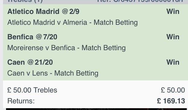 tipsforweekend's tweet image. Stuck Caen in for treble
 
**BOOM**