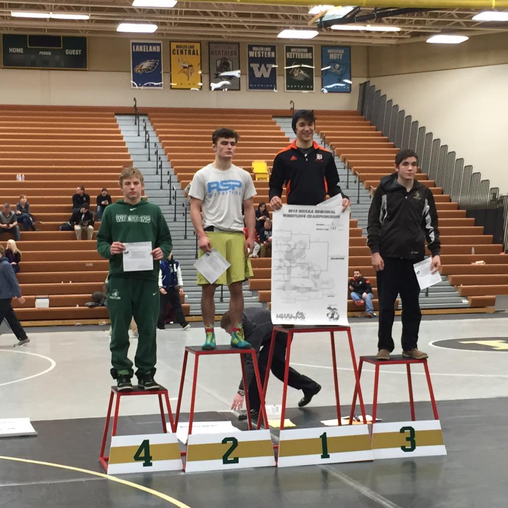 WKHS_Wrestling's tweet photo. @tim_hagelin finishes 4th overall at 145 at regionals! If you see him wish him luck on the #RoadToStates @WKHSPRIDE http://t.co/8wsnTcf2X1