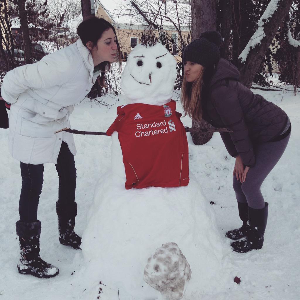 <a href="/FinallyMario/">Mario Balotelli</a> snowman, like a bauss! #LFC #YNWA #WHYALWAYSME
