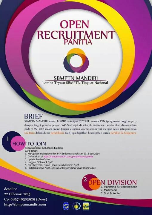 OPREC PANITIA SBMPTN MANDIRI
<a href="/Legendary_2013/">Statistika ITS 2013</a>