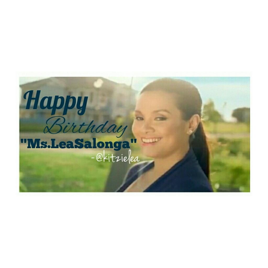 Good Morning. Happy Birthday Ms Lea Salonga.  44 ka na sobrang ganda pa diin.  I love you mwah  