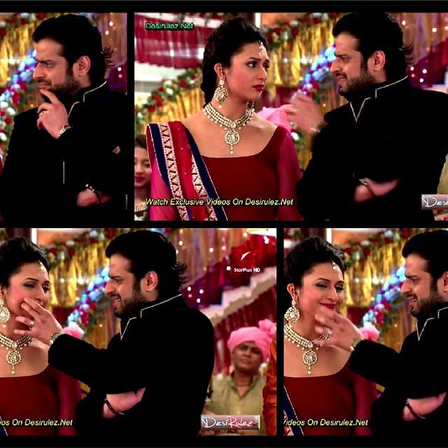 _iamDuaSrKp's tweet photo. Sweet #IshRa scene... @TheKaranPatel @Divyanka_T http://t.co/1uv3NVBLcY