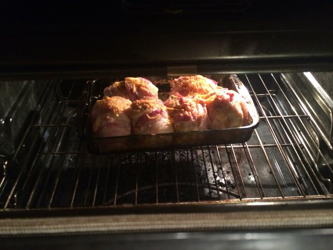 Having a great night hanging with the boys making bacon wrapped chicken http://t.co/vytnFXrB9Z<a href="/tag/sundayfunday"class="tags"><span>#sundayfunday</span></a>