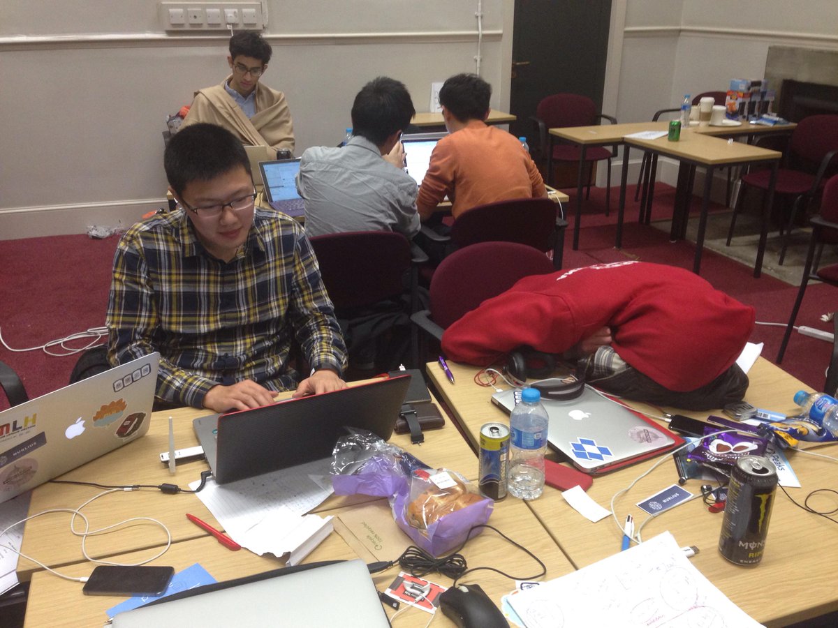 jamesmgillard's tweet image. 50% of the team remaining, cat gifs becoming increasingly pixelated #HackLondon