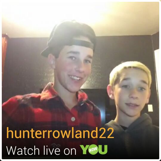 NabellaWaye's tweet photo. One does not simply watch hunterrowland22's broadcast on @YouNow. http://t.co/J7iizegr6A LOL http://t.co/bwlvbzkRQu