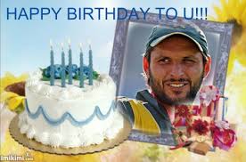  Happy Birthday Shahid Afridi. May Allah bless you & the team with success  Aameen 