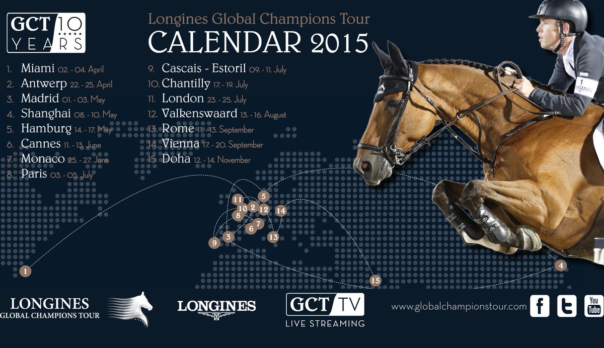 We are gearing up for another roller-coaster season! Watch it all LIVE on GCT TV globalchampionstour.com #showjumping