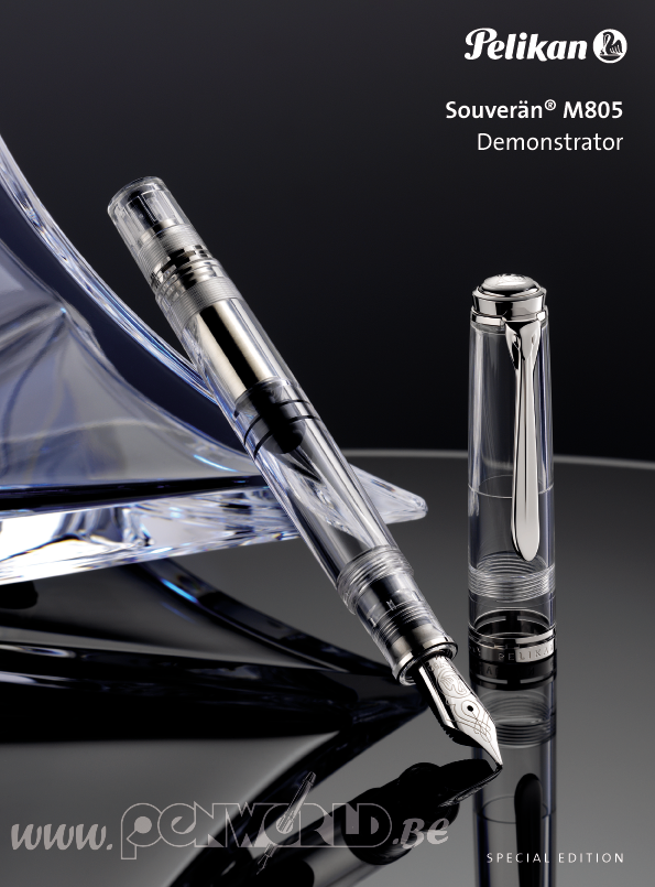 #Pelikan announced the new M805 demonstrator Fountain Pen! #fountainpen ow.ly/JMiQK