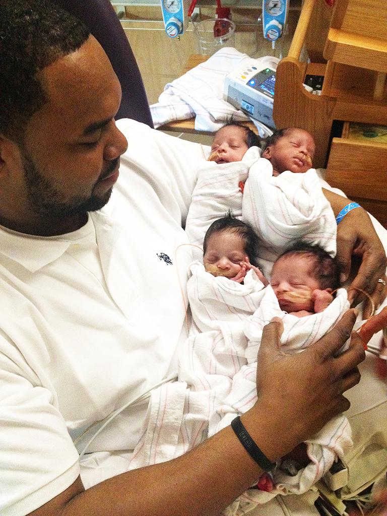 Dubai One on Twitter Dad Cares for Quadruplets After