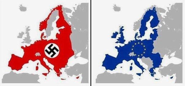 PaintsAuto's tweet image. Гитлер, первым придумал #евросоюз