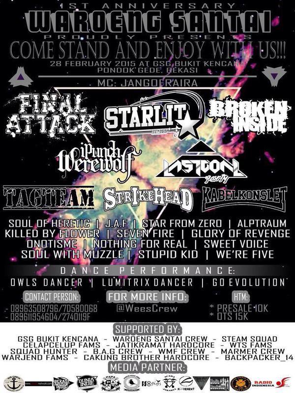 ayoo yg mau beli tiketnya bisa invite 53d465e9 banyak band band yg katanya keren :D