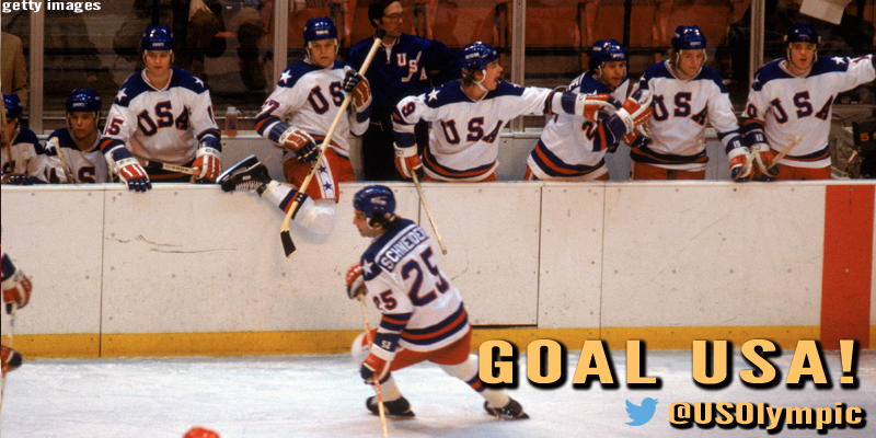 TeamUSA's tweet image. GOAL BUZZ SCHNEIDER!! #MiracleOnIceLIVE