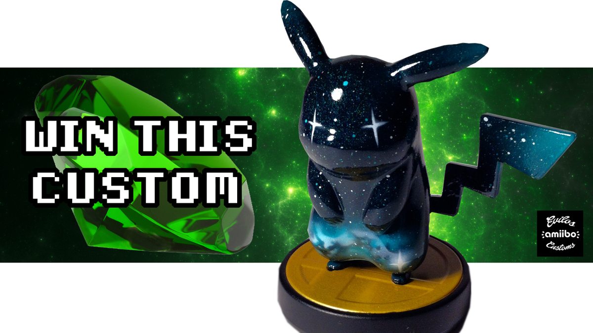EvilosArt's tweet photo. WIN THIS! #Amiibo Custom! RT This &amp; Follow Me! Check out my YouTube Channel! Winner Monday! http://t.co/pCgWyWh4wP http://t.co/9usbRXvbxw