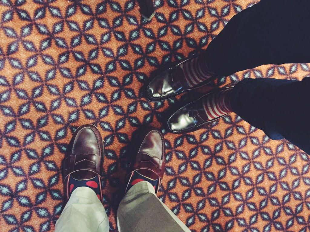 hannerknapp's tweet photo. Mine and @jtitusp shoe game from today. #loafersfordays #preptodeath http://t.co/ZB3nlbuL2t