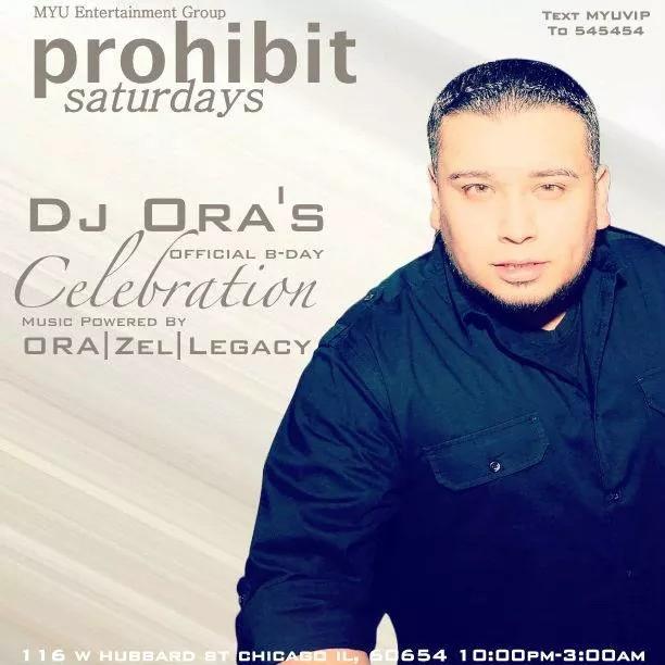 DJOra's tweet image. My birthday festivites continue tonight! Playing @Prohibit116 along w/ @dj_zel26 &amp;amp; @thelegacydj!