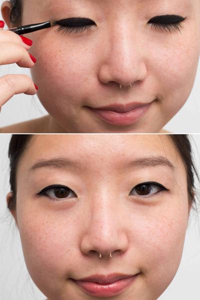 макияждял навичшего века. Cut crease для нависшего века. макияж глаз смоки пошаговое. макияж смоки айс для азиатских глаз. как сделать веки красивыми.