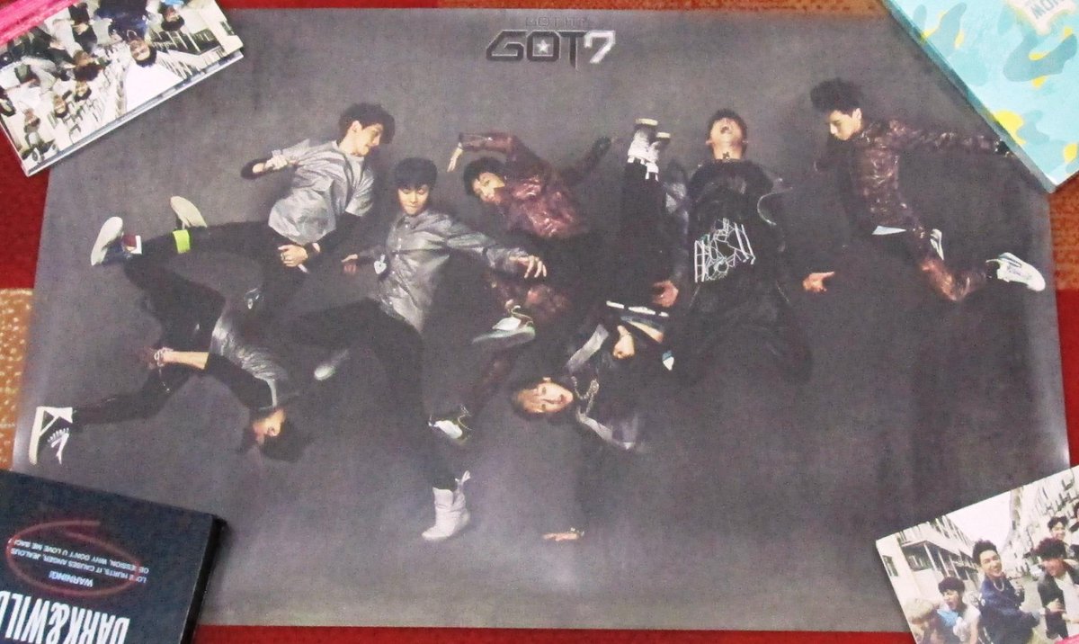 GOT7_Shop's tweet photo. [Ready Stock] GOT7-GOT IT? Official Poster Ver B. Price: 50000 IDR. (= http://t.co/64424d197z