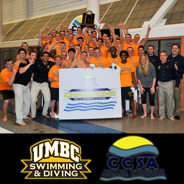 UMBCAthletics's tweet photo. RT/Fav to congratulate the Men's @UMBCSwimDive team on winning @TheCCSA championship tonight! http://t.co/QP5x9UWexn
