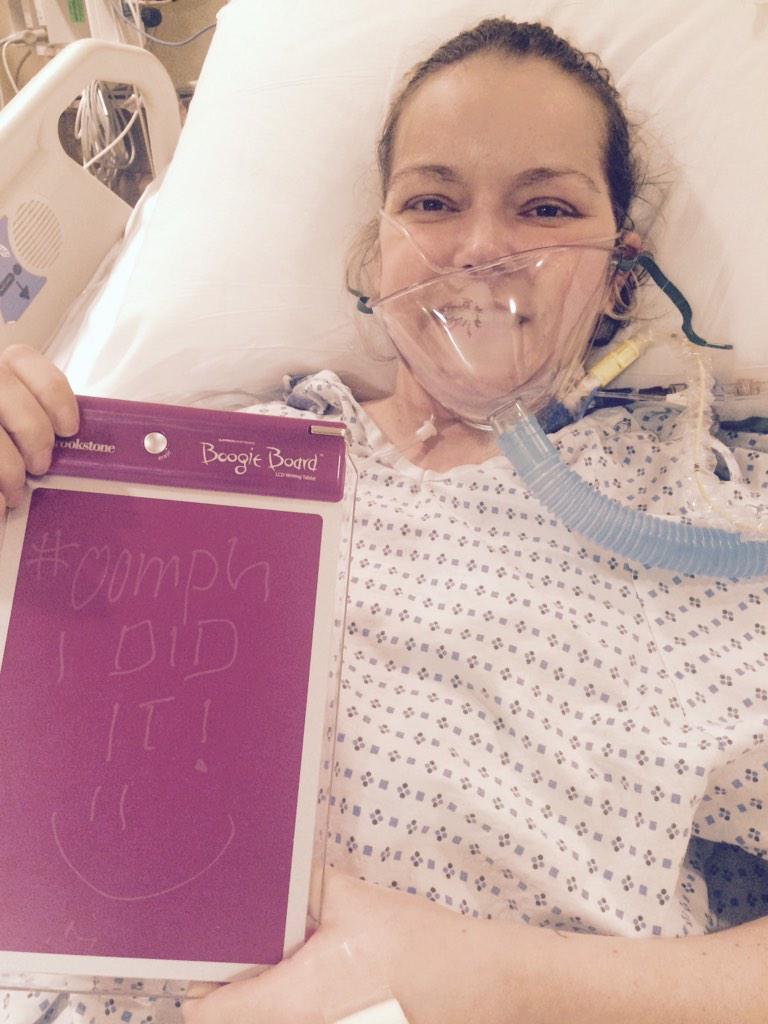 oomphforkaty's tweet photo. Off the ventilator! #oomphforkaty http://t.co/7hR4xn0t5z