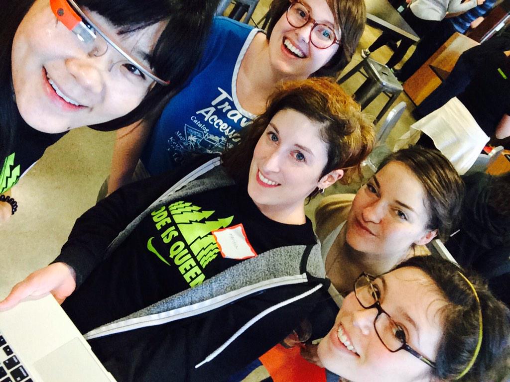 jfmaggie's tweet image. My first hackathon at #nikeplus women. #codeisqueen  amazing time with girls and our team #9 was in top3!