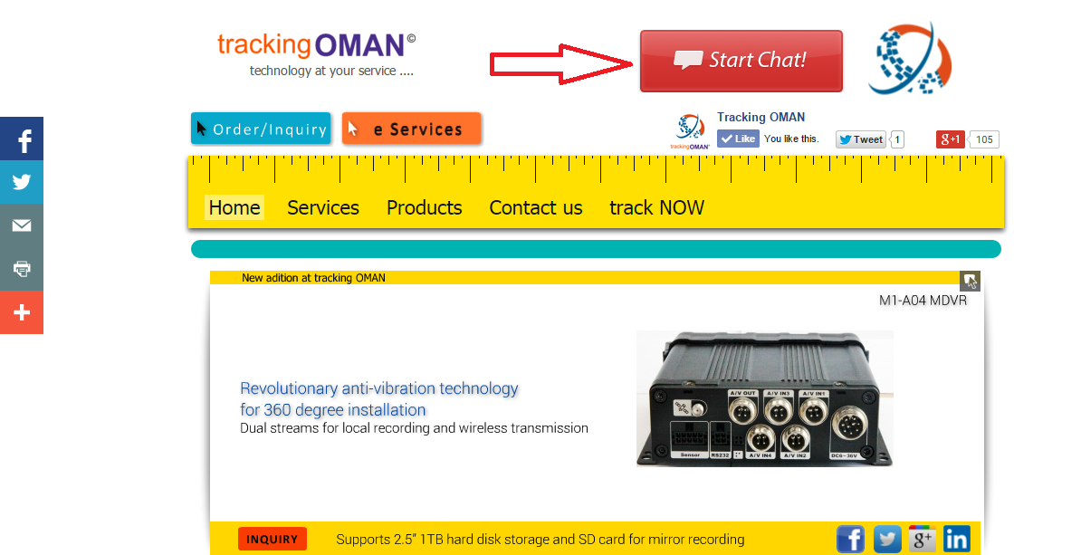 trackoman's tweet photo. Dear Customers
Now get connected by Live-Chat facility at our website.
http://t.co/D9Fc3GoAPI http://t.co/pu6ciXVdvQ
