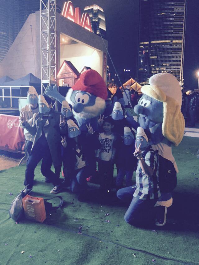 Thankyou to everyone who came to see us at AIA Carnival, we hope to see you again April 2-5 @ HKAPA! #SmurfsLive #HK