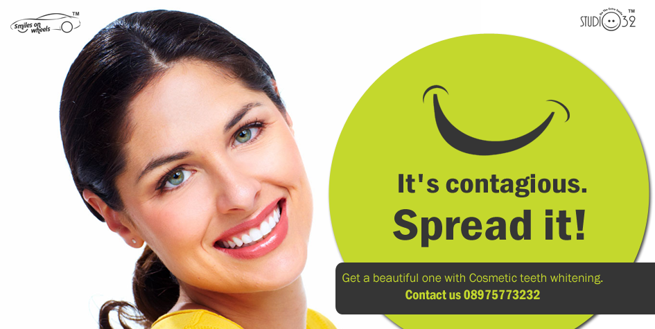 Get a beautiful #smile with #CosmeticTeethwhitening.

Contact us: 08975773232

#SmilesOnWheels #Goa #Teethwhitening