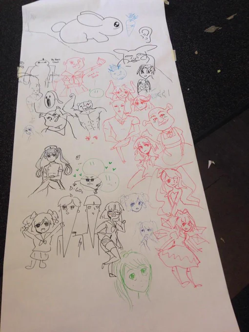 大学のお絵かきクラブ?の歓迎会 