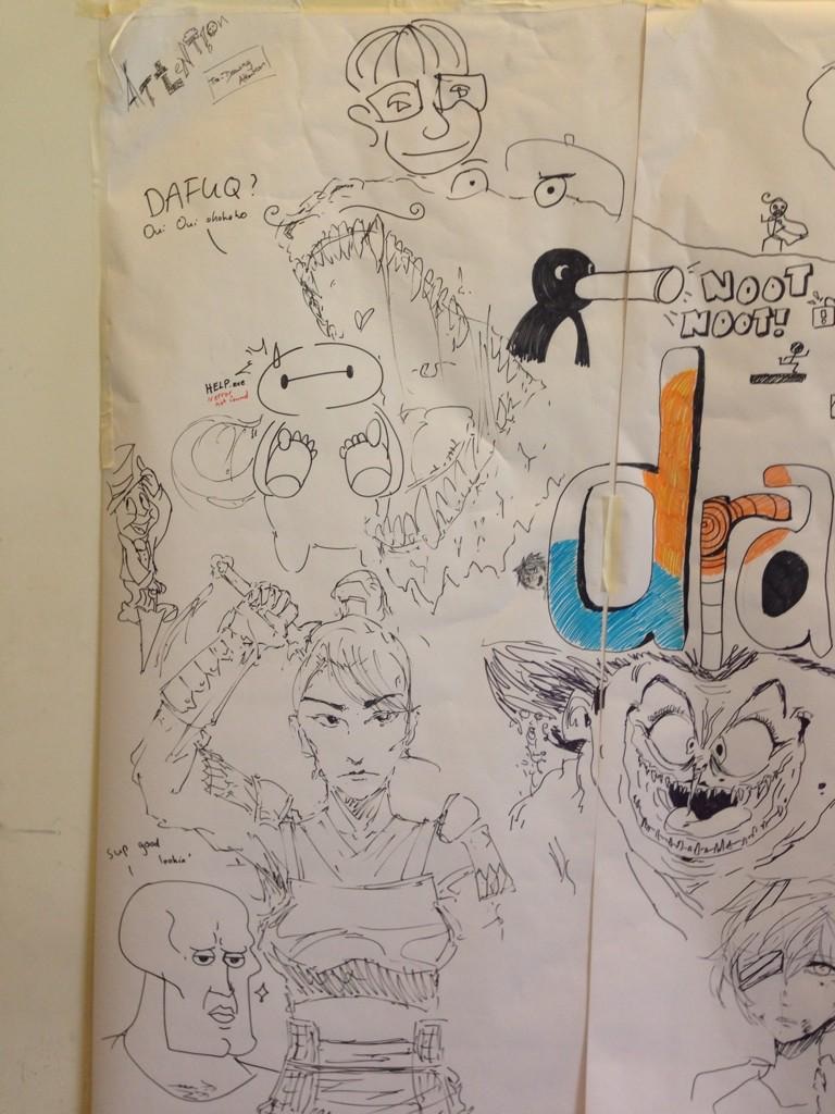 大学のお絵かきクラブ?の歓迎会 