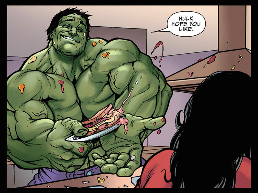 My kitchen looks as if Bruce Banner tried to cook in it ... while hulked out. http://t.co/Qux4E4ONcx
