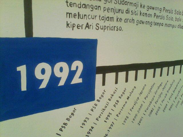 BAWAHSKOR's tweet photo. Potongan mural kronologis perjalanan PSIM Piala Suratin http://t.co/FUdHGyxg4C