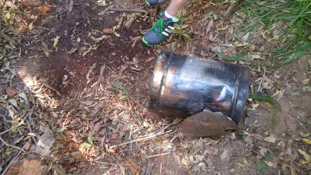Evidence of people setting wild fire in Newlands Forest at stoney bridge area