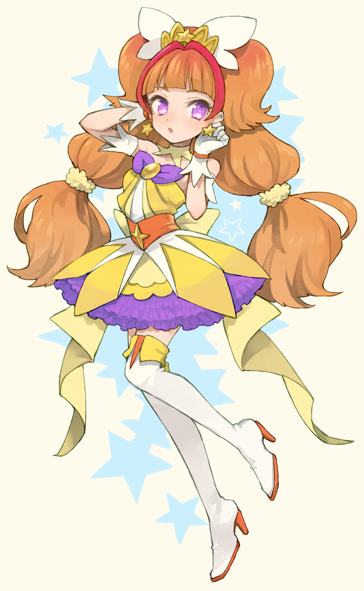 天ノ川きらら 「キュアトゥインクルちゃんです 」|そとのイラスト