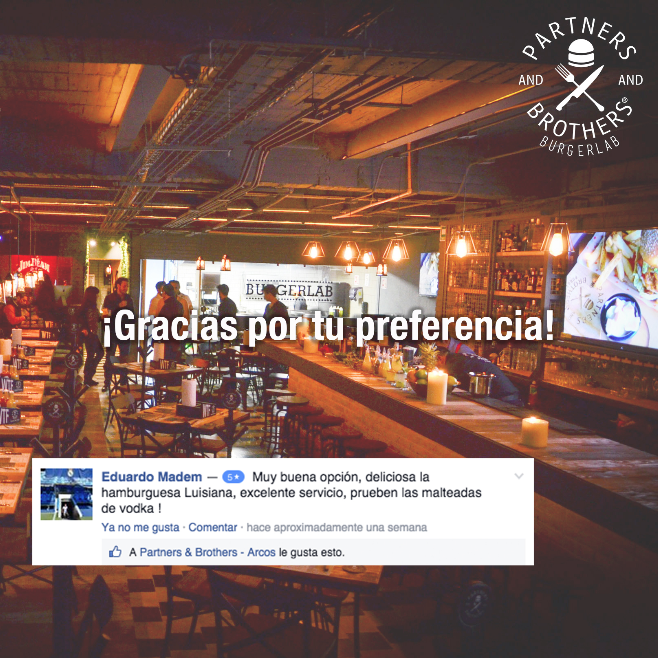 De corazón, muchas gracias. ¡Te esperamos de vuelta! #partnersandbrothers -  #somosimpulza #Mexico

RSVP: 5567240134