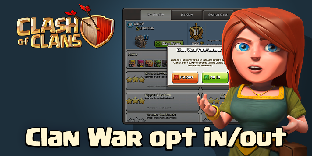 Soon your clan has full control of Clan Wars!