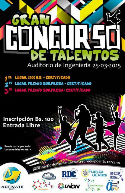ActivatEconomia's tweet photo. Lo tuyo es cantar? demuestra tu potencial en el Gran Concurso de #TalentoUCV @DALEFARMACIA @dalebiologia @UnionEEI http://t.co/eTCn0ntYZk