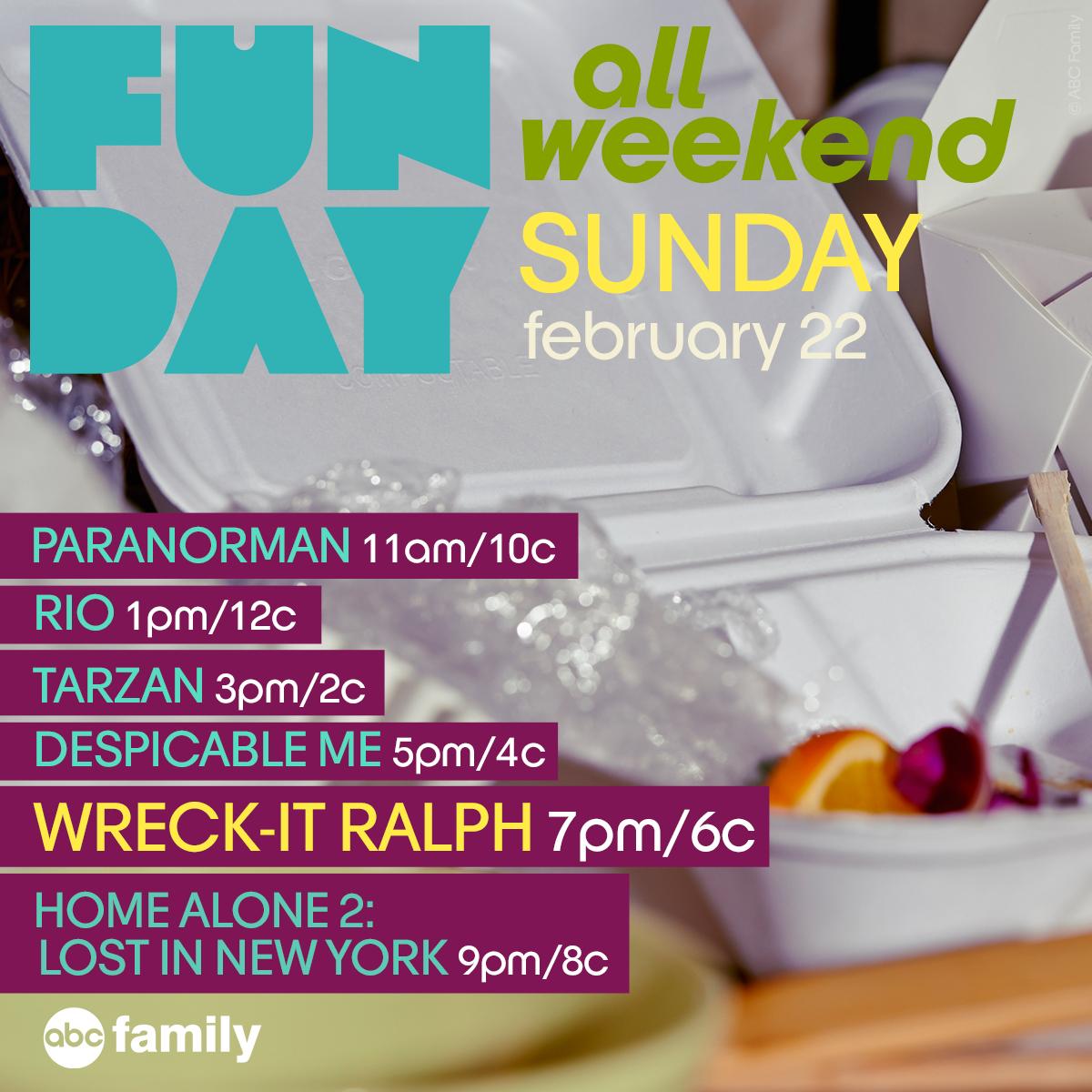 FreeformTV's tweet image. The fun keeps coming! Who’s ready for day two of #ABCFamily’s #FUNDAY?!