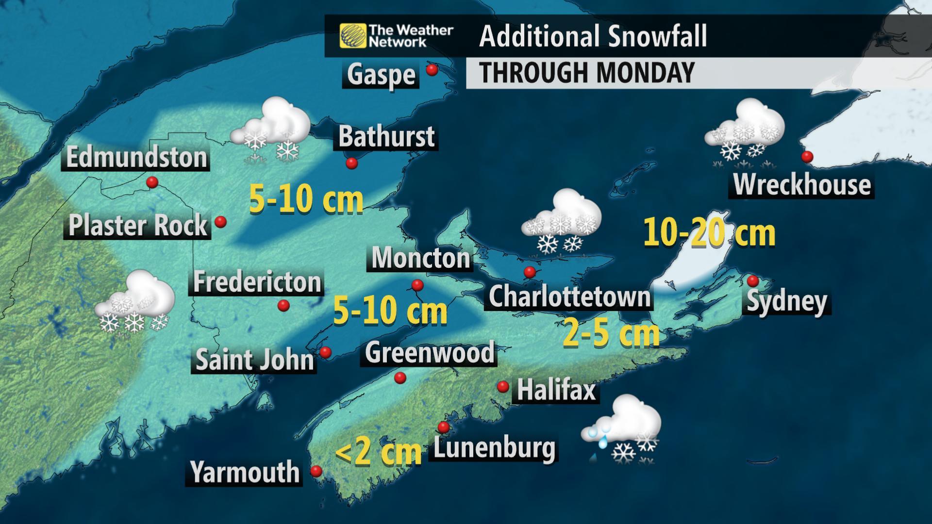 The Weather Network on Twitter: "Yep, it's another messy Sunday in Atlantic Canada: http://t.co