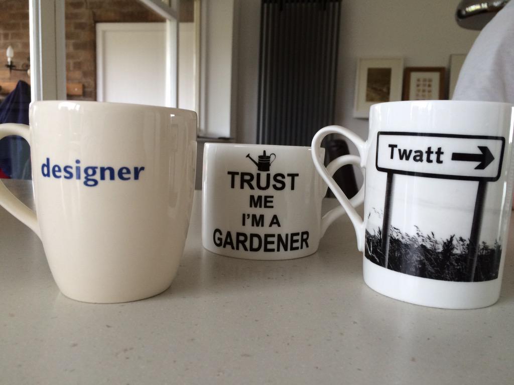 ShropGardenDes's tweet image. Only one of these mugs contains my Sunday morning cup of tea #gardendesigner #notatwat #opentodebate