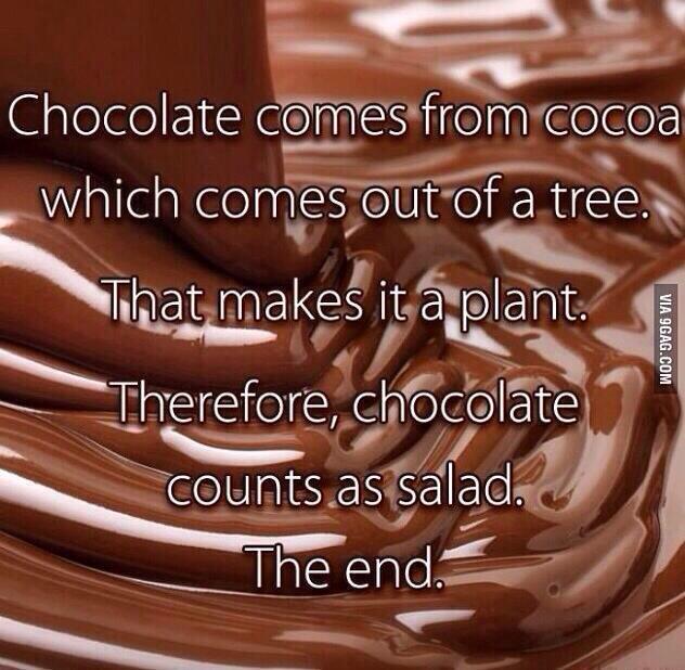 WorkoutHandbook's tweet image. Don't try to justify chocolate like this. #health #fitness #exercise