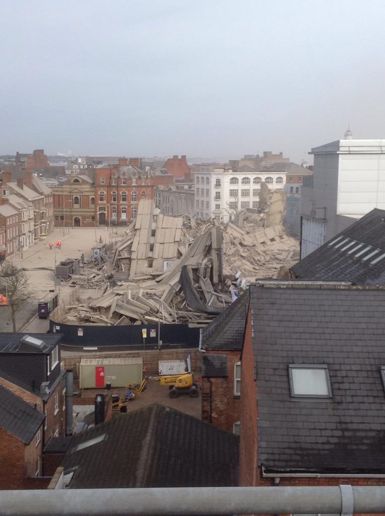 Former City Council Offices, New Walk Centre demolished