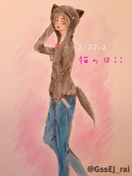 猫耳フードのtwitterイラスト検索結果 古い順