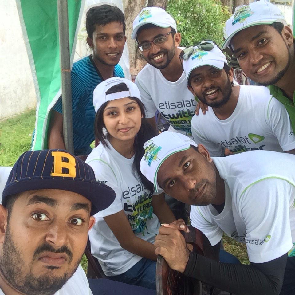 IroshJ's tweet photo. Good Friends, Good Times, Big Hopes...... Dreams kind of washed away. #TPLSL http://t.co/agXRJ2glfA
