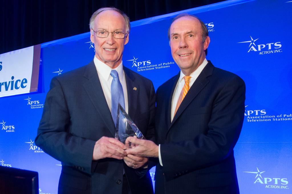 Ladies &amp; Gentlemen: our Champion of Public Broadcasting @GovernorBentley #aptsthesummit