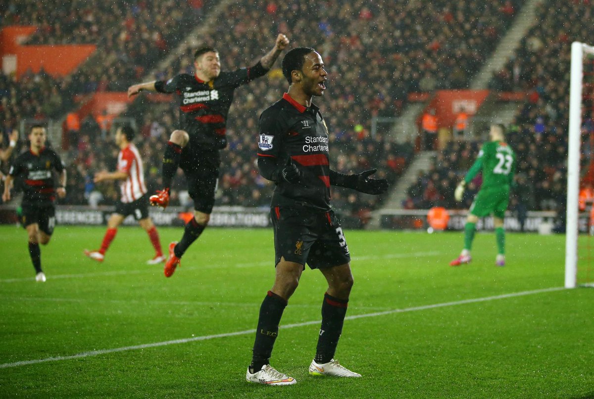 LFC's tweet photo. FULL-TIME: A vital win secured here, courtesy of goals from Philippe Coutinho and Raheem Sterling #SFC 0-2 #LFC http://t.co/4z4eYx6zp4