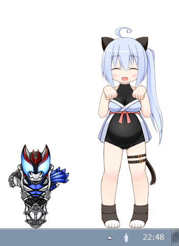 きせかえお試し版「シズクと冷しゃぶR」更新しました。
ロリニンジャ…?忍者?妊者! 