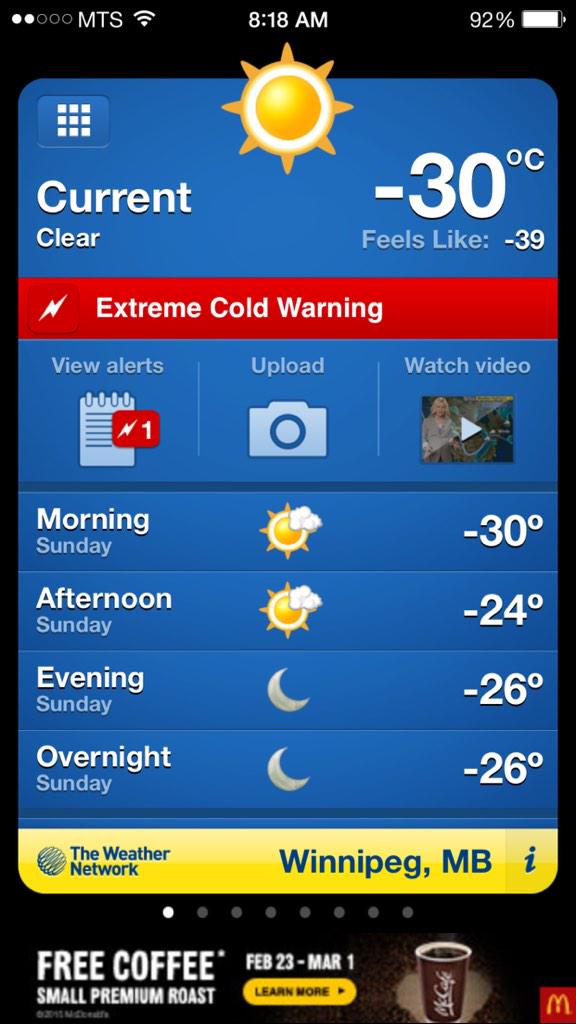 polarindustries's tweet photo. Are we playing outside today #movingloads #toodamncold #tryingtowakeup #iceroadtruckers http://t.co/6ZVJmC8xeN