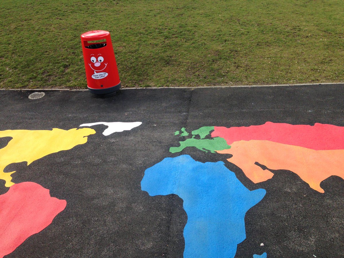 Another happy school with 15 Touchline Playground Designs installed. Solar System and World map to boot.