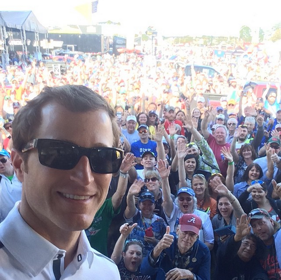 NASCARonUSA's tweet photo. RT @kaseykahne: It's Raceday! #chevystage #daytona500 http://t.co/1HxRahGQJ2 http://t.co/TWK5tTHE5O